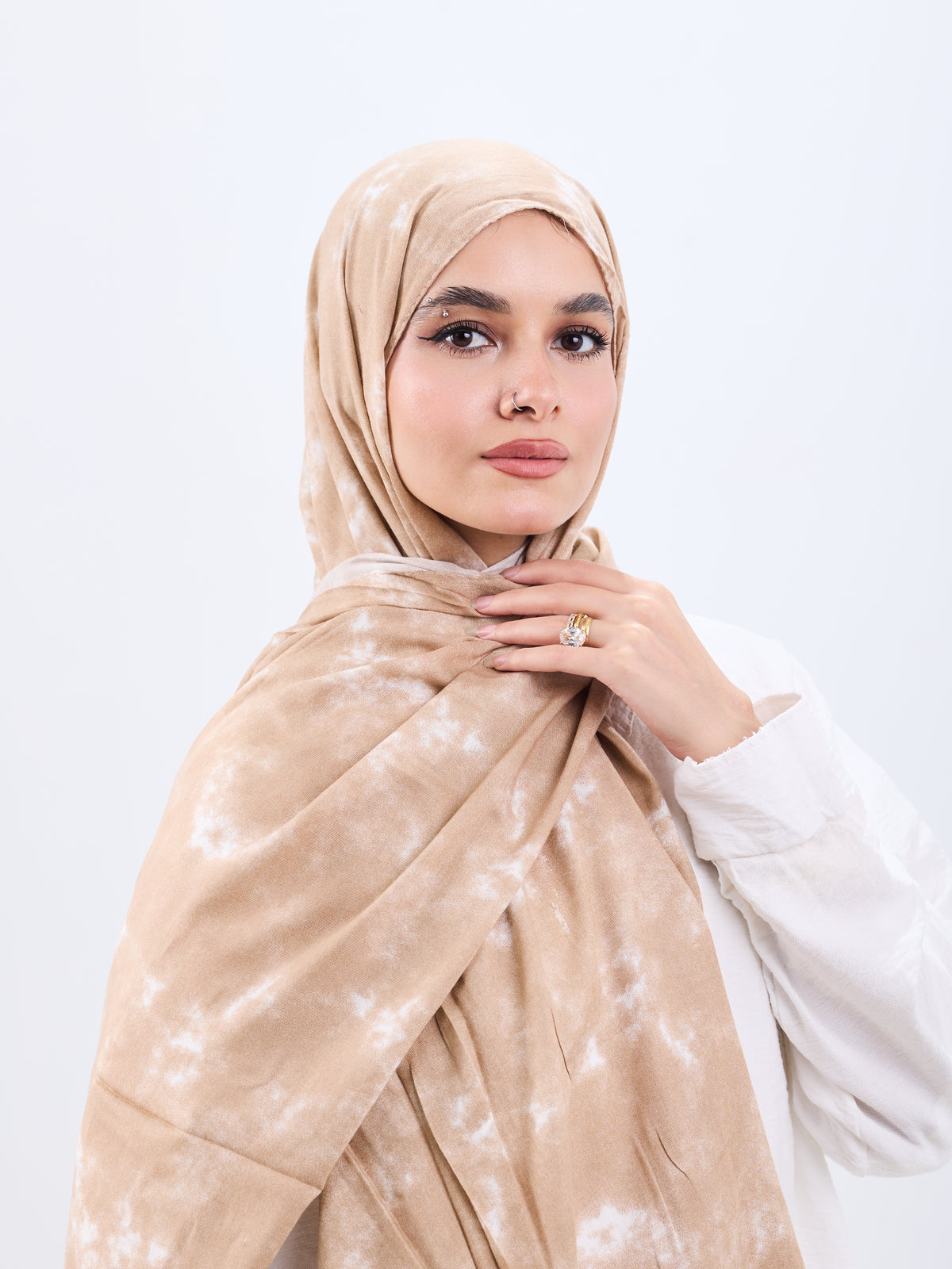 Modal Tie-Dye Beige