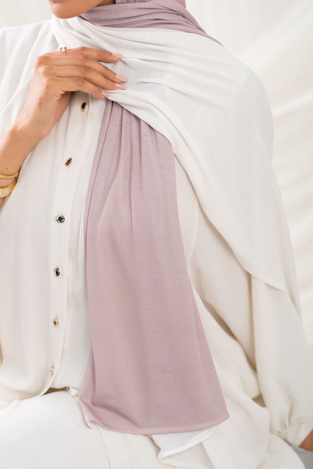 Powder Mauve x Off white kuwaiti degrade