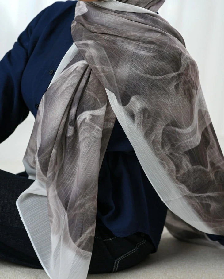 Smoky Brown Dubetta Scarf