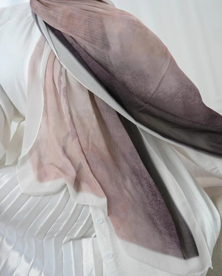 Mauve Dusty Rose Dubetta Scarf