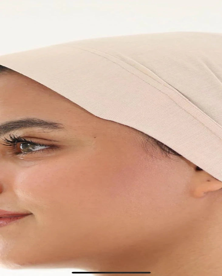 Cap With Support : Beige
