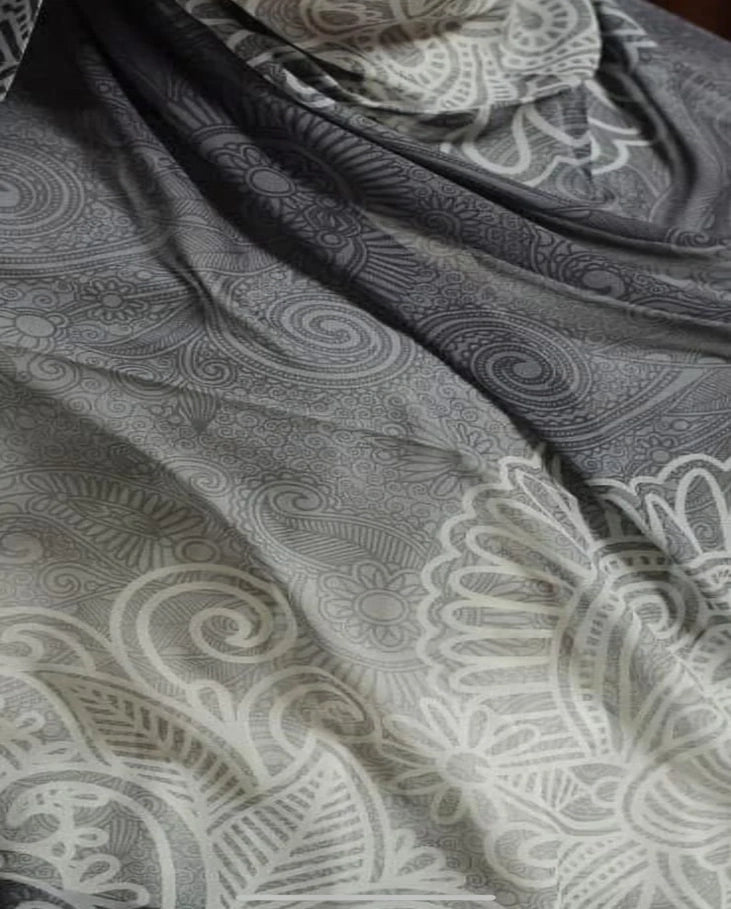 Black Gray Khimar