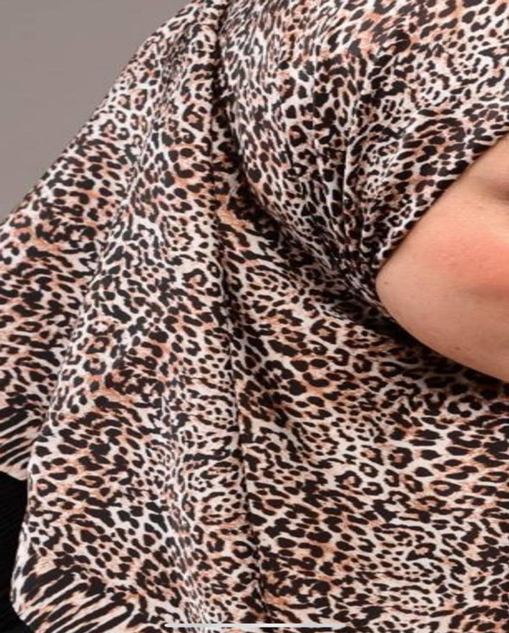 Tiger Satin Square Scarf
