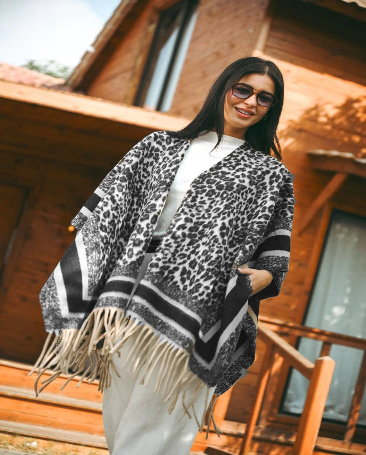 Framed Leopard Capes