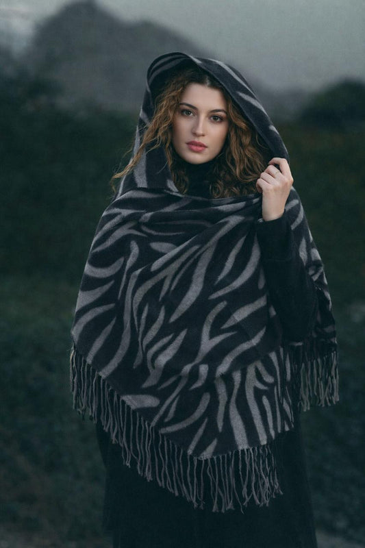 Zebra Lines Shawl