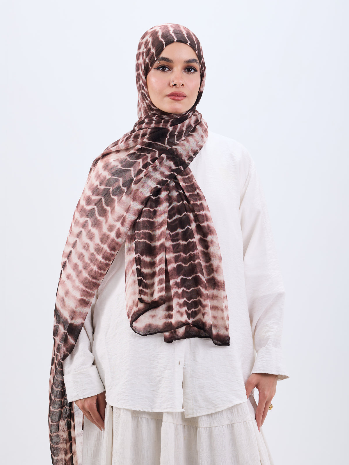 Tie Dye Scarf - Waves
