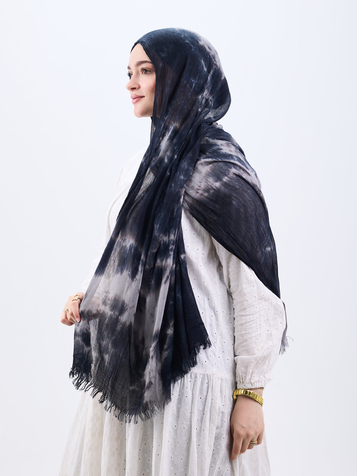 Tie Dye Scarf - Spots