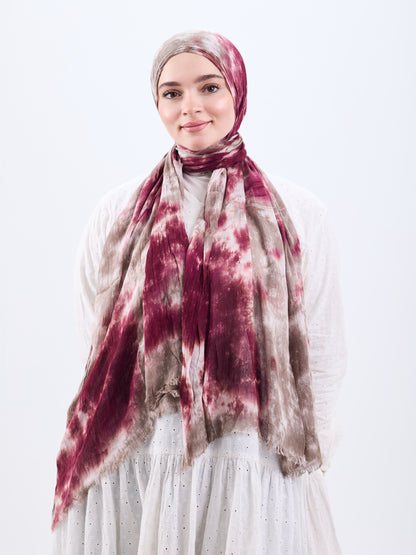 Tie Dye Scarf - Spots