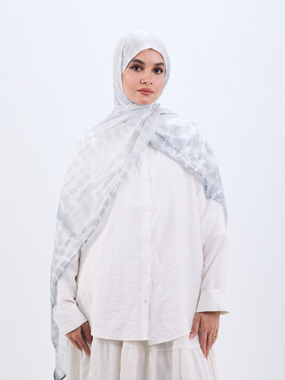 Tie Dye Scarf - Waves