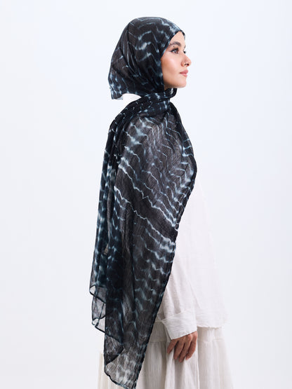 Tie Dye Scarf - Waves
