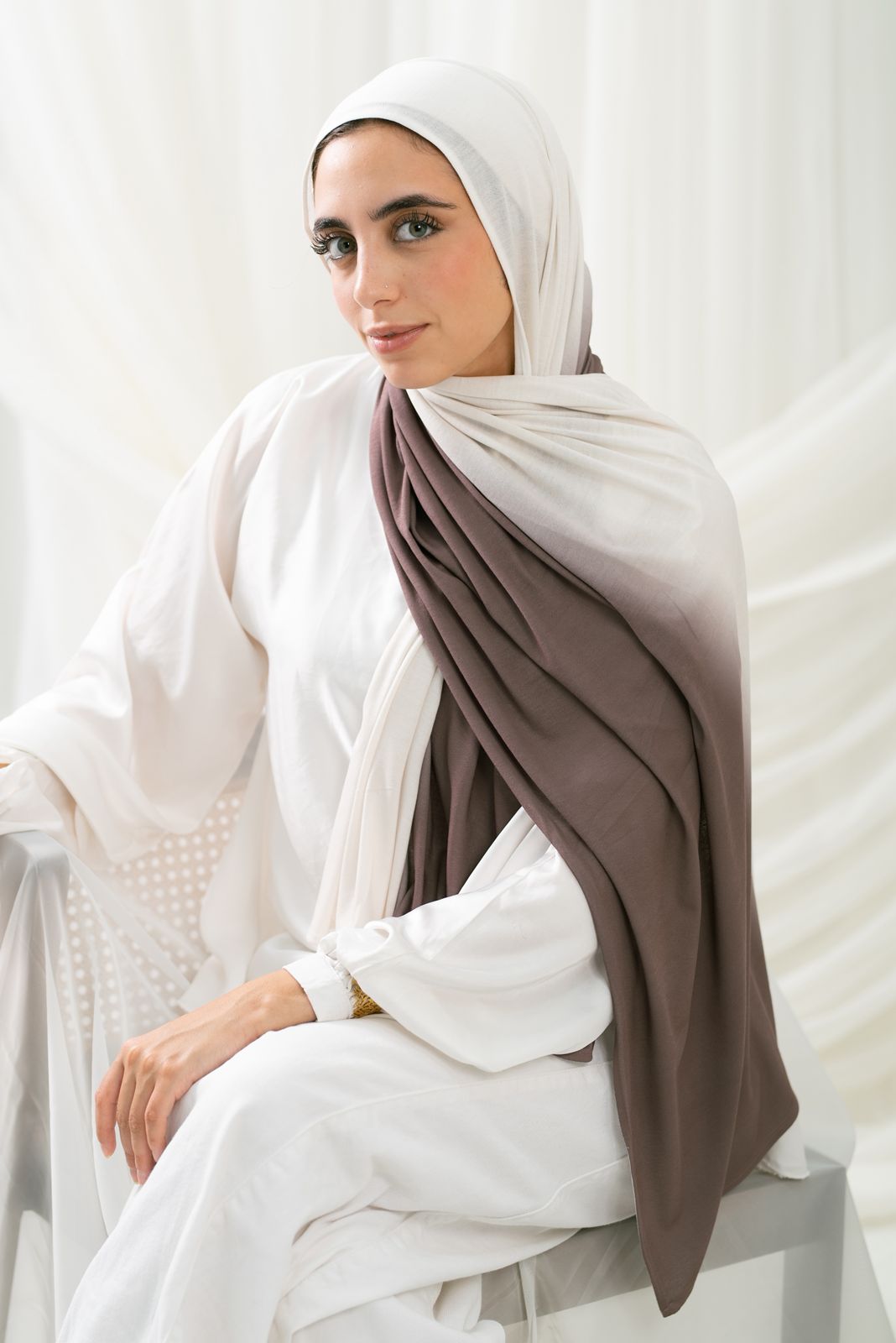 Latte Brown x Off white kuwaiti degrade