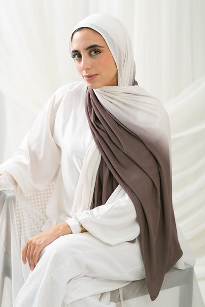 Latte Brown x Off white kuwaiti degrade