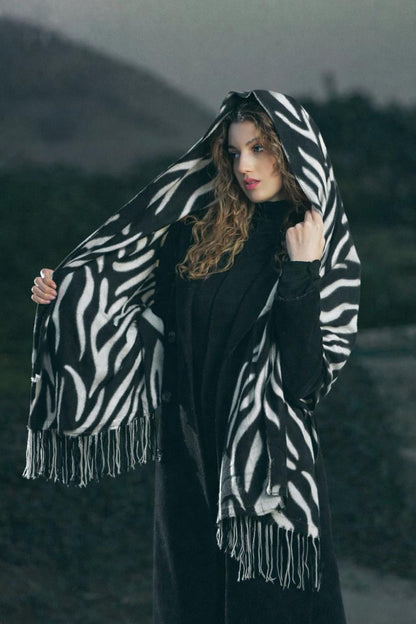 Zebra Lines Shawl