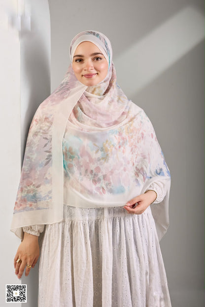Soft Petals Khimar