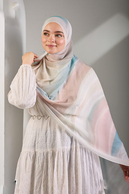 Sky Blush Khimar