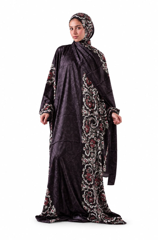 Night Floral satin Isdal