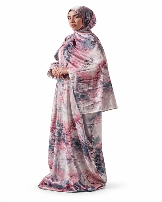 Blush Marble Satin Isdal