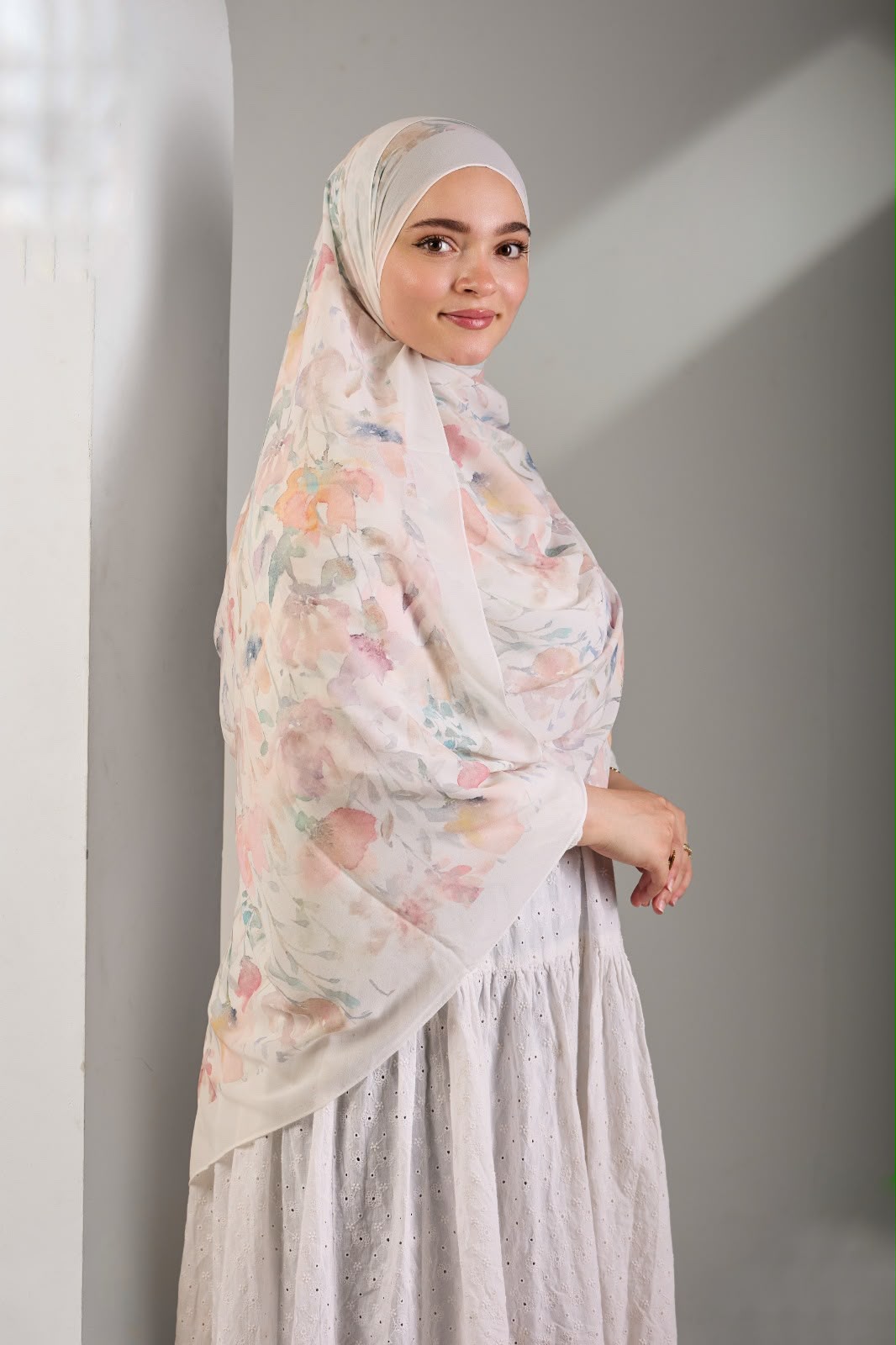 Peach Blossom Khimar