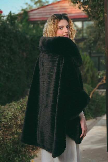 Royal Black Cape