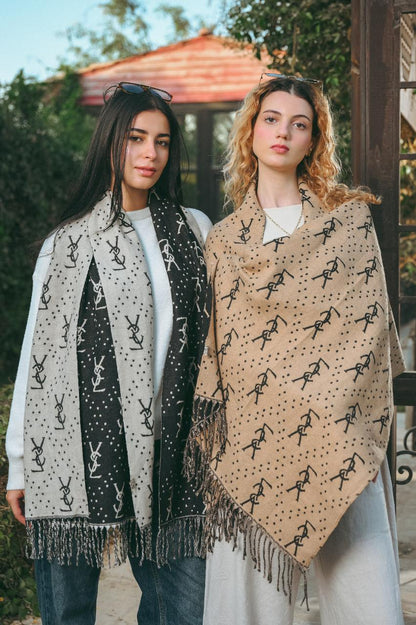 LV Double Face Shawl