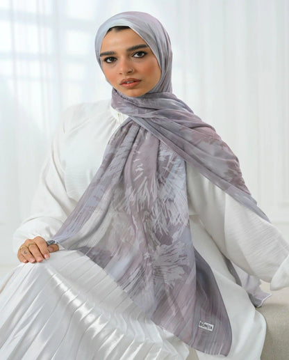 Silver Lavender Dubetta Scarf