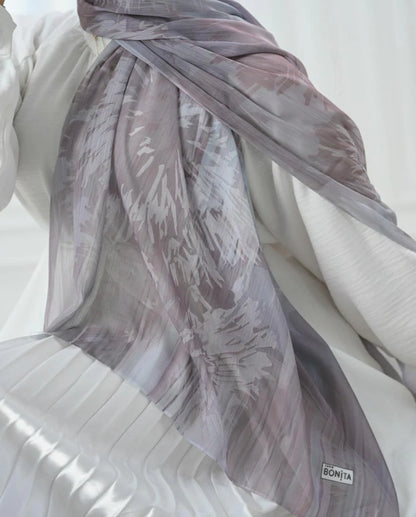 Silver Lavender Dubetta Scarf