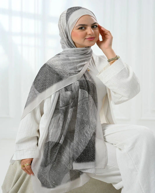 Smoky Grey Dubetta Scarf