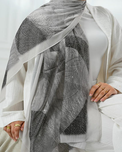 Smoky Grey Dubetta Scarf
