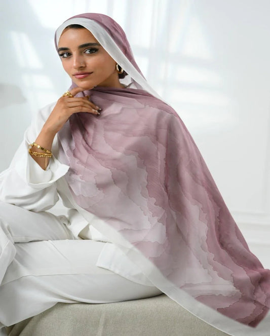 Rose x Mauve Dubetta Scarf