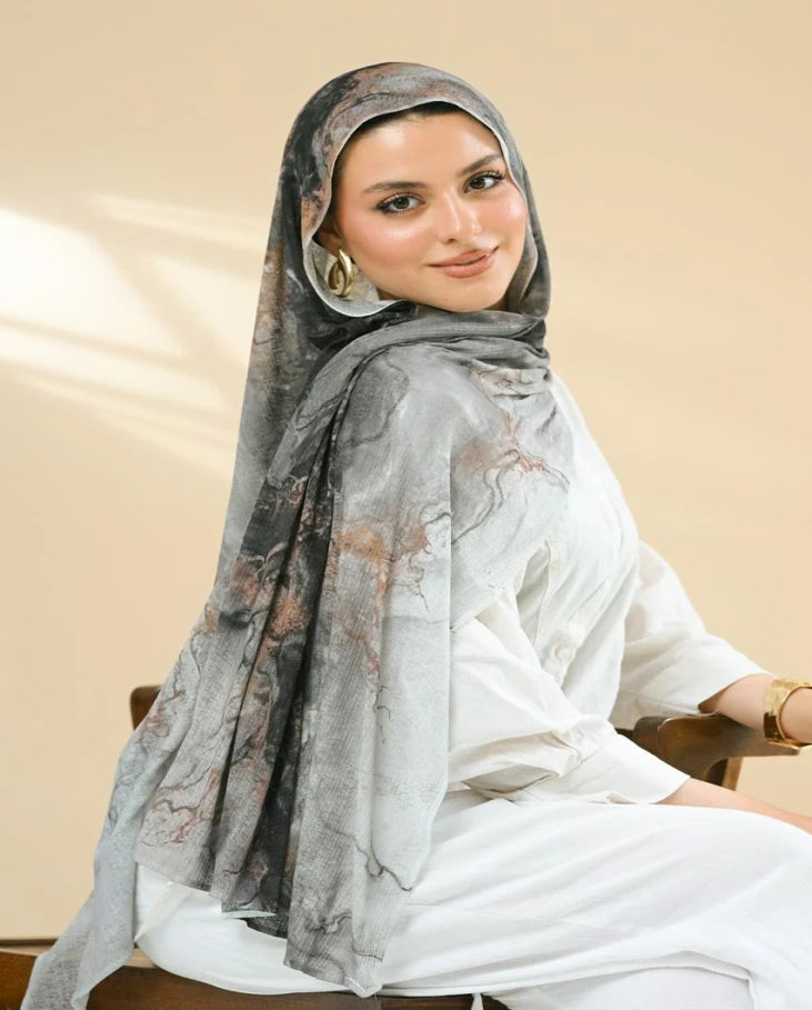 Bronze Mocha Kuwaiti Scarf