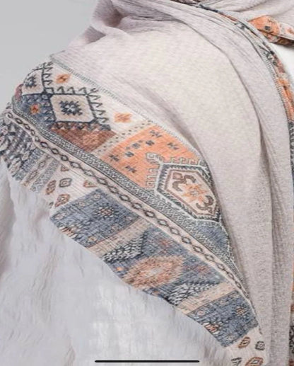 Beigepeach Kuwaiti Scarf