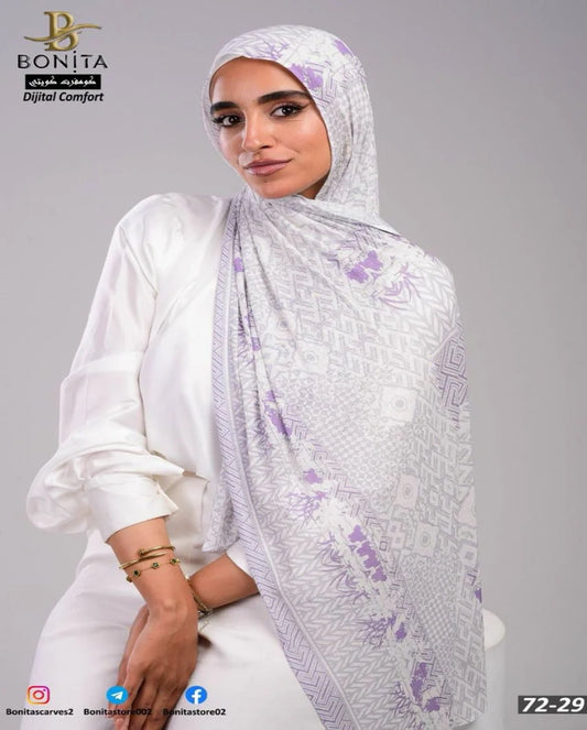 Lavender Kuwaiti Scarf