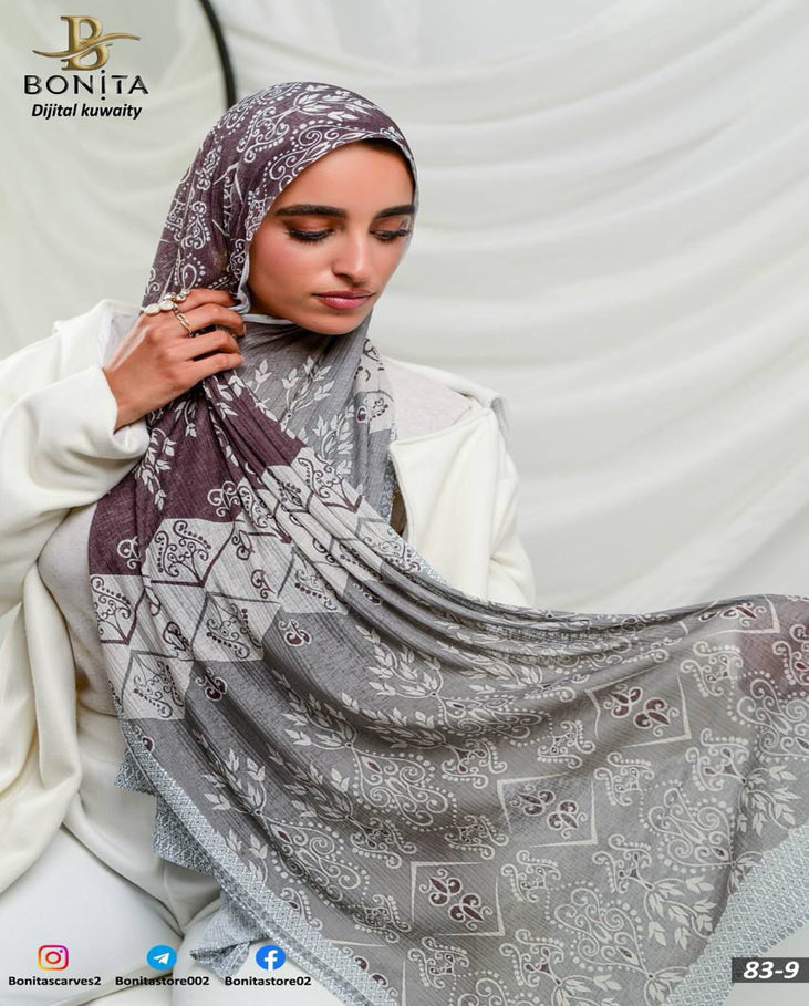 Graymaroon Kuwatit Scarf