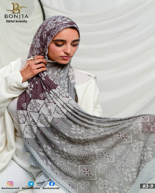 Graymaroon Kuwatit Scarf