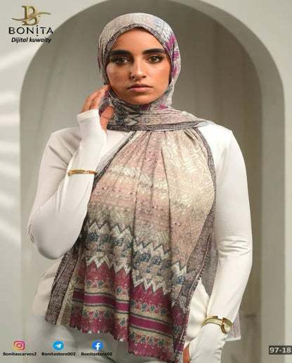 Maroonnavy Kuwatit Scarf