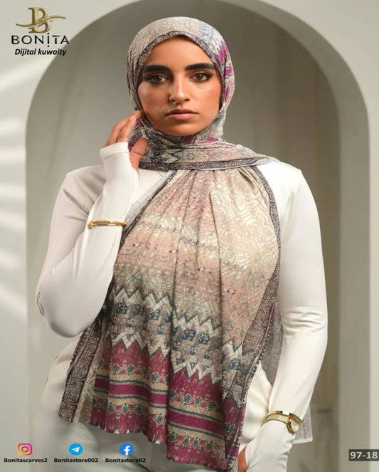 Maroonnavy Kuwatit Scarf