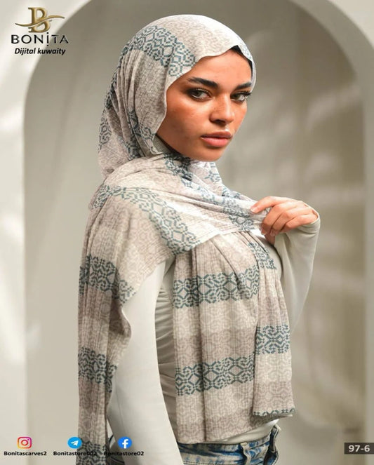 Latteblue Kuwaiti Scarf
