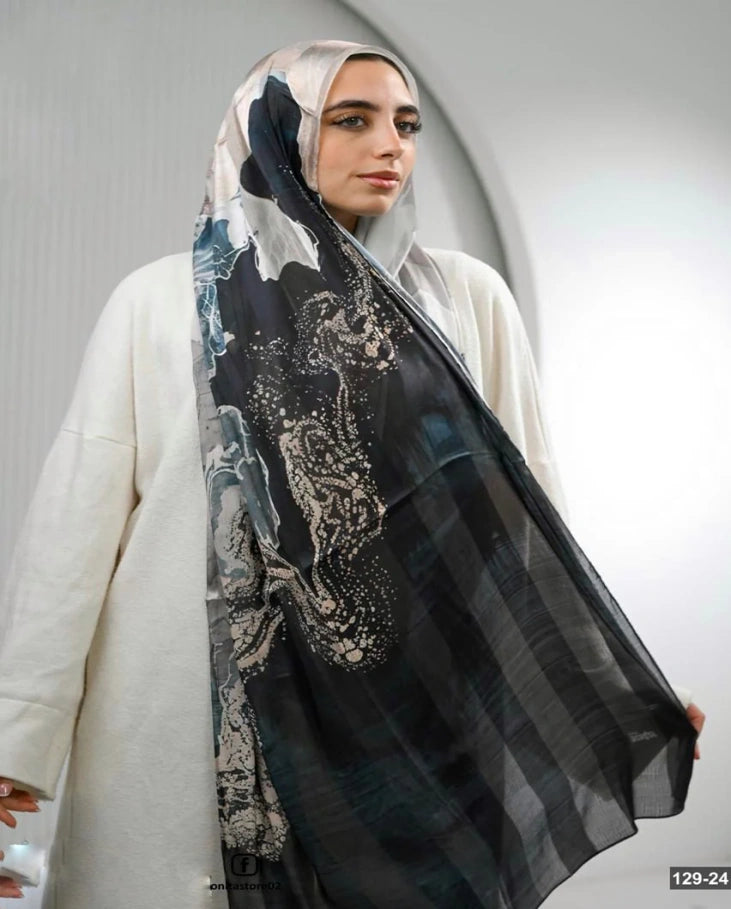 Petrol Dubetta X Satin Scarf