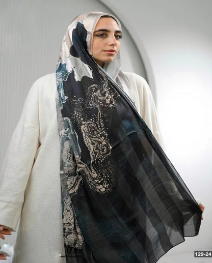 Petrol Dubetta X Satin Scarf