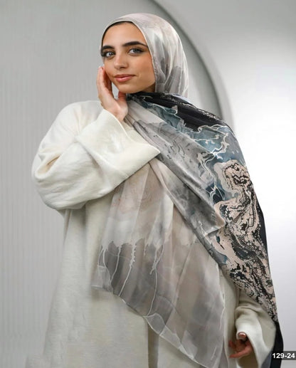 Petrol Dubetta X Satin Scarf