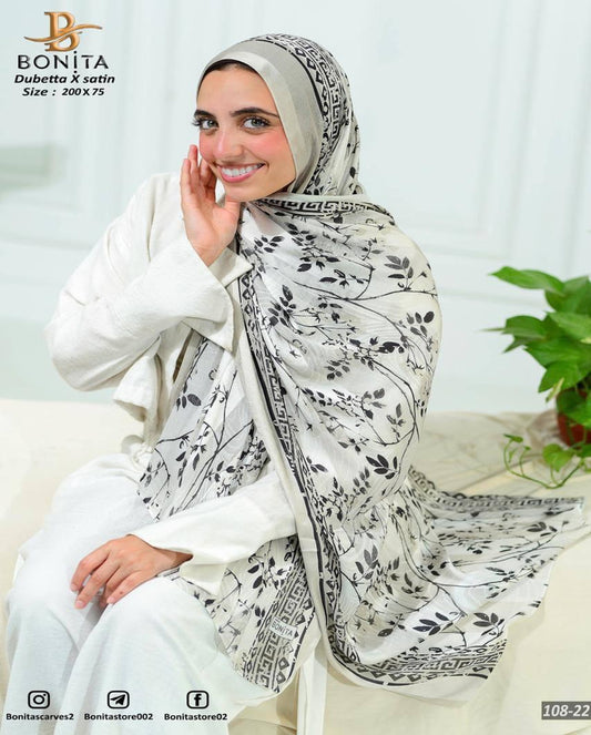 Lovry Garden Dubetta x satin Scarf
