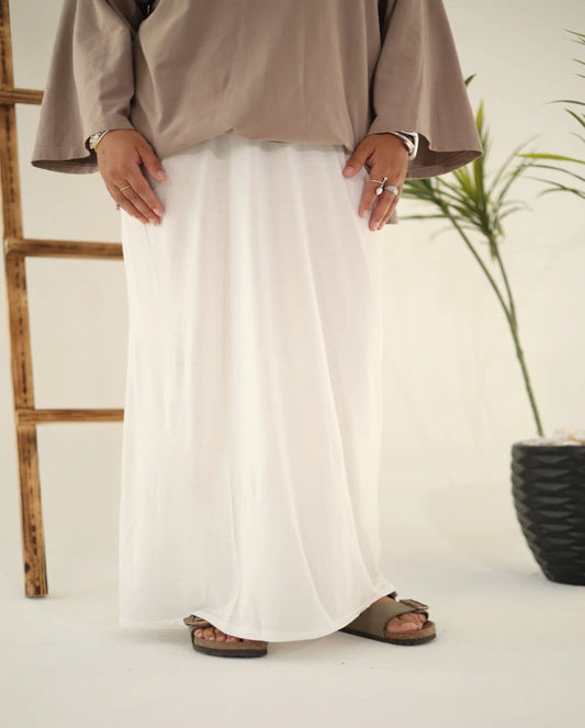 Basic Skirt White
