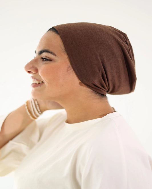 No Thread Cap : brown