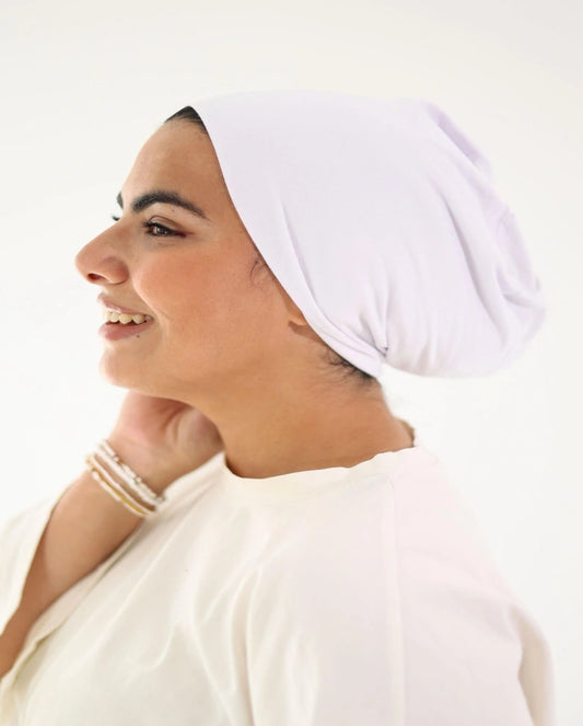 No Thread cap : white