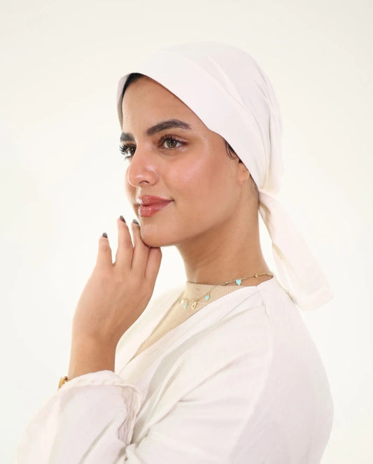 Cap With Support : Offwhite