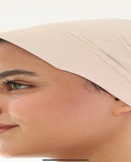Cap With Support : Beige