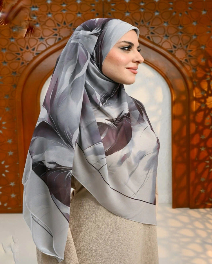 Smoky Burgundy Grey Malezy