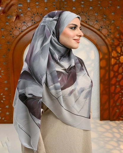 Smoky Burgundy Grey Malezy