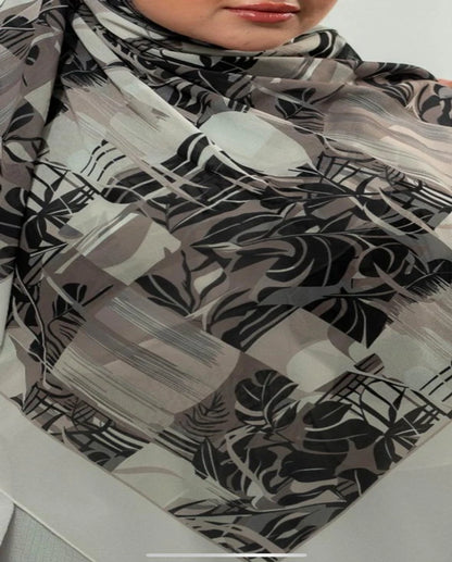 Mocha Black Khimar Malezy