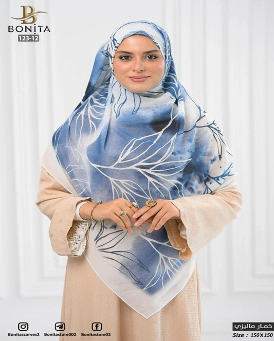Sky Petals Khimar Malezy